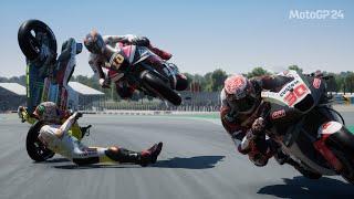 MotoGP24 - Crash Compilation #1 (PS5 HD60FPS)