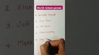 world richest person. some general knowledge fact. #mentoravika #trending #shorts