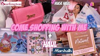 COME SHOPPING WITH ME  | Burlington, Marshalls, & 5 below + haul at the end (new finds!!)