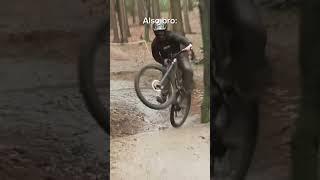 Bros name should be ‘Steezus Christ’ #mtb #bikelife #bigsend #backyardmtbtrail #mtbmeme #biketok