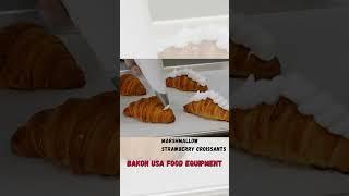 Marshmallow Strawberry Croissants