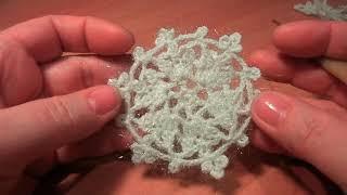 СНЕЖИНКА  Snowflake Crochet Проще простого)