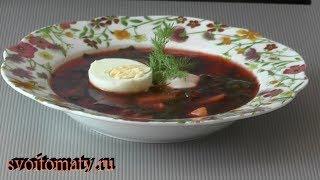 Вкусная ботвинья из молодых овощей