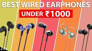 Top 5 Best Earphones Under 1000 in 2025  Best Wired Earphones Under 1000 in India 2025