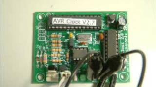 Clock with Oscilloscope