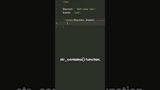  BOOST YOUR CODE READABILITY  and replace your strpos calls! #php #coding #programming