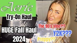 Offline by Aerie Fall 2024 | Huge Aerie try on  | Honest review | 90's Vibe  | Hotmess Momma Vlogs