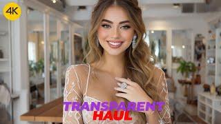 Transparent Try On Haul 2025 - Dry Vs Wet Amazon Lingerie 4k