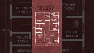 30x40feet East facing houseplan #Indian construction #shorts #hbg
