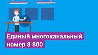 Единый номер телефона 8-800