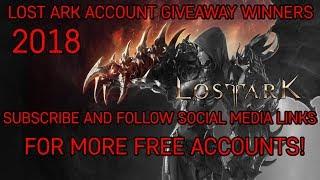 Lost Ark 로스트아크 Lost Ark Online MMORPG FREE Account Giveaway Winners! (More Giveaways Very Soon)