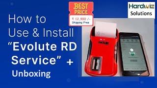 Evolute RD Service Registration | Evolute Fingerprint Scanner | Evolute rd installation #evolute