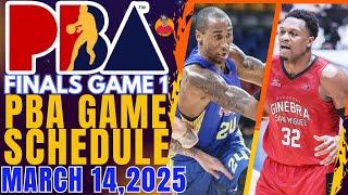 PBA BOXSCORE & PBA FINALS GAME 1 SCHEDULE MARCH 14,2025|JUSTIN BROWNLEE 21PTS|HOLLIS-JEFFERSON 42PTS