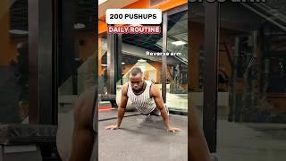 Simple Daily 200 Pushups #motivation #fitness #animeedit #anime #music #cyberpunk2077 #chest