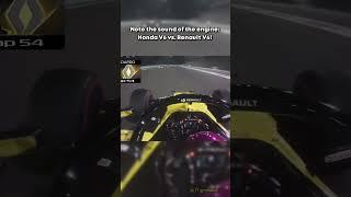 Honda V6 vs Renault V6 Sound difference #f1 #f12024