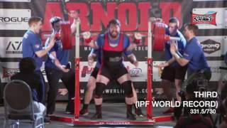 Garrett Blevins - Arnold 2017 3 IPF World Records