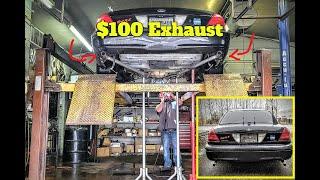 "POOR MANS" Flowmasters! CHEAP Exhaust Alternative for Crown Victoria!