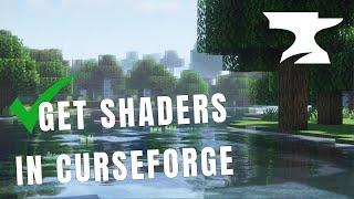 How to get shaders in CurseForge I 2024 Tutorial