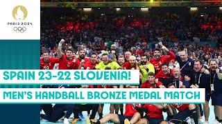 Spain defeat Slovenia to win the bronze medal in men's handball  | Paris-2024 Highlights