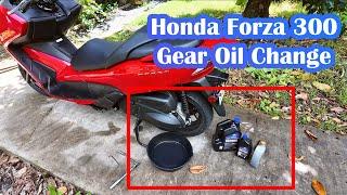 How To: Honda Forza 300 NSS300 Gear Oil Change