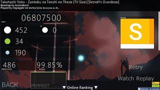 /Osu!Catch/ Takahashi Yoko - Zankoku na Tenshi no These (TV Size) [Sinnoh's Overdose](243pp)(FC)