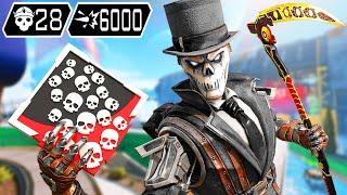 REVENANT 28 KILLS & 6000 DAMAGE (Apex Legends Gameplay)