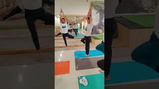 Medical yoga. Rope for shoulder strength & arthritis #youtubeshorts #yoga #therapy #viral