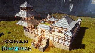 HOW TO BUILD A SMALL YAMATAI BASE [SPEED BUILD] - CONAN EXILES