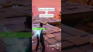 Lava Chicken in Save the World! #savetheworld #fortnite