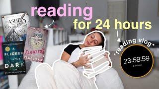 reading for 24 hours  | spoiler free reading vlog!