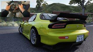 Assetto Corsa - BEST SOUNDING Mazda RX-7 (Full Send W/ Traffic)