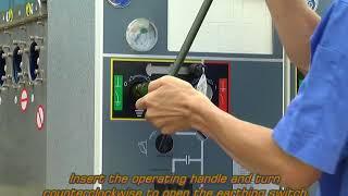 How to operate K panel for energizing