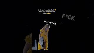 Taylor Swift swore on stage after missing her cue 