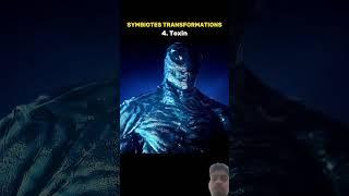 All symbiote Transformation in Venom movies #marvel #venom #edit #avengers #symbiote #shorts