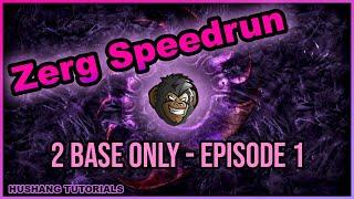 Starcraft 2 Zerg Speedrun to Grandmaster | Part 1 (2 Base Openings)