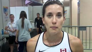 Sheila Reid talks after running at 2013 IAAF World Championships