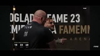 Alan Kwieciński vs Amadeusz Ferrari - Awantura w Studio Fame MMA 23 Atlas Arena