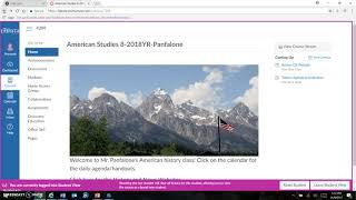 How To Use Canvas In Mr. Panfalone's American History Class