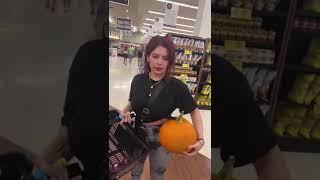 Biggest Pumpkin I've ever Seen #shorts oh my God that is the tiktok meme with a girl