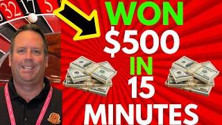 WON $500 IN 15 MINUTES WITH INCREDIBLE NEW 11 11 ROULETTE SYSTEM