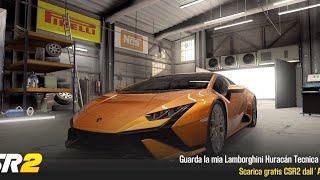 【CSR2】 Lamborghini Huracan Tecnica, Shift & tune for 7.45x