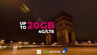  Prepaid SIM Card for Europe | Up to 20GB, 3000 MIN Calls, 3000 SMS | PERFECT for Tourists