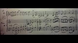 Violin and Piano [89b] (music score) Gerald Spitzner