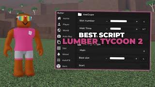 New Best Lumber Tycoon 2 Script (DUPE ITEMS) (SPAWN WOOD) + MORE!