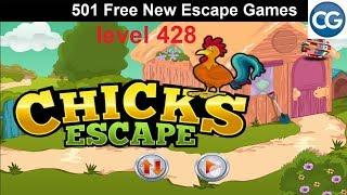 [Walkthrough] 501 Free New Escape Games level 428 - Chicks escape - Complete Game