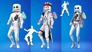 *NEW* Marshinobi & Marsha Skins VS Old Marshmello Skin in Fortnite