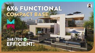 Creating 6X6 Functional COMPACT Base in ONCE HUMAN: Base Blueprint Tutorial