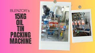 Fully-Automatic 15Kg Oil Tin Filling Sealing Machine