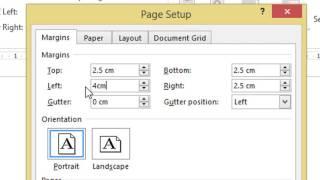 Utm thesis format (margin)