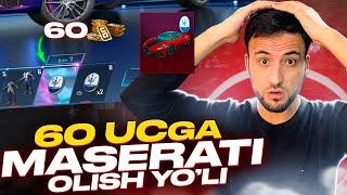  60 UCga MASERATI OLISH SIRI - YANGI LIFE HACK - 0.001% O'YINCHI BILADI!